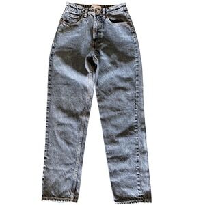 ZARA High Rise Ankle Length‎ Comfort Mom Fit Jeans Sz 2|  Vintage Wash